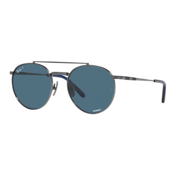 occhiali da sole ray-ban round ii titanium rb 8237 (3142s2)