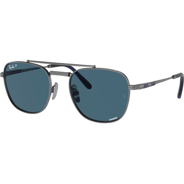 occhiali da sole ray-ban frank ii titanium rb 8258 (3142s2)