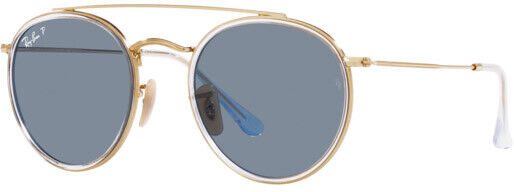 occhiali da sole ray-ban round double bridge rb 3647n (001/02)