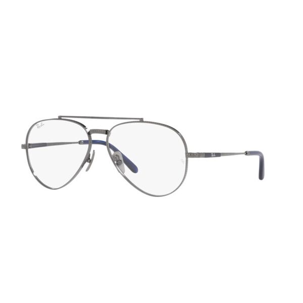 occhiali da vista ray-ban aviator titanium rx 8225v (1238) - rb 8225v 1238