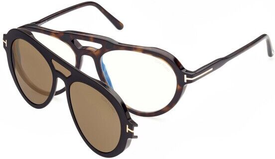 Occhiali da Vista Tom Ford FT5760-B (052) + clip-on