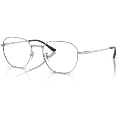 Ray-Ban RX8777D Occhiali geometrici unisex in titanio - Argento Ray-Ban RX8777D Occhiali geometrici unisex in titanio - Argento