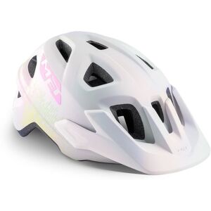 Casco MET Eldar bianco iridescente texture opaco 3HM117 LW1