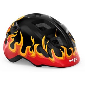 Casco MET Hooray nero fiamme lucido 3HM144 BF1