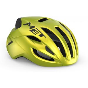 Casco MET Rivale mips lime metallizzato lucido 3HM132 GI2