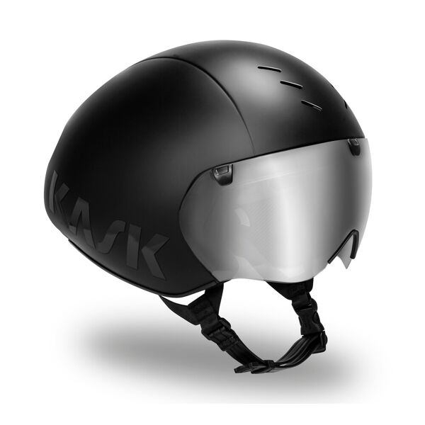 casco bici kask bambino pro black matt + clear vision che00042211