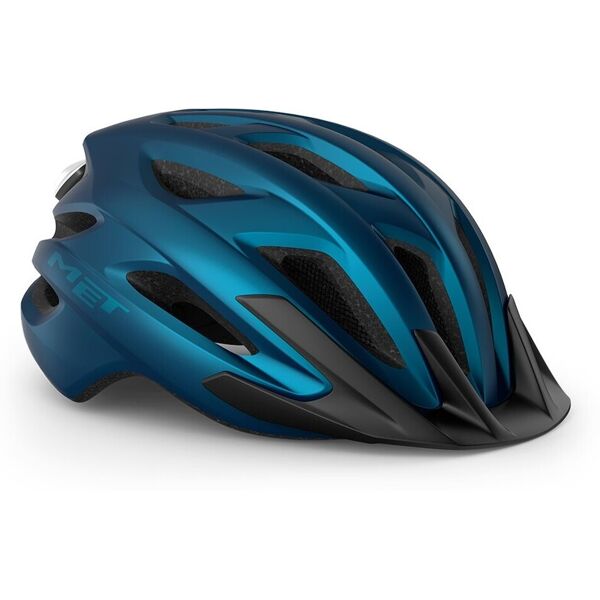 casco met crossover blu metallizzato opaco 3hm149 bl1