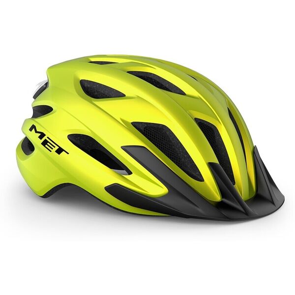 casco met crossover mips lime metallizzato opaco 3hm151 gi1