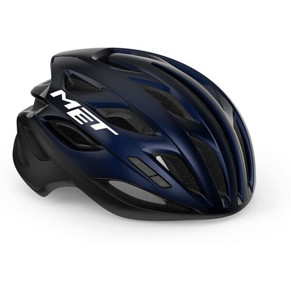 casco met estro mips blu nero metallizzato lucido 3hm139 bl1