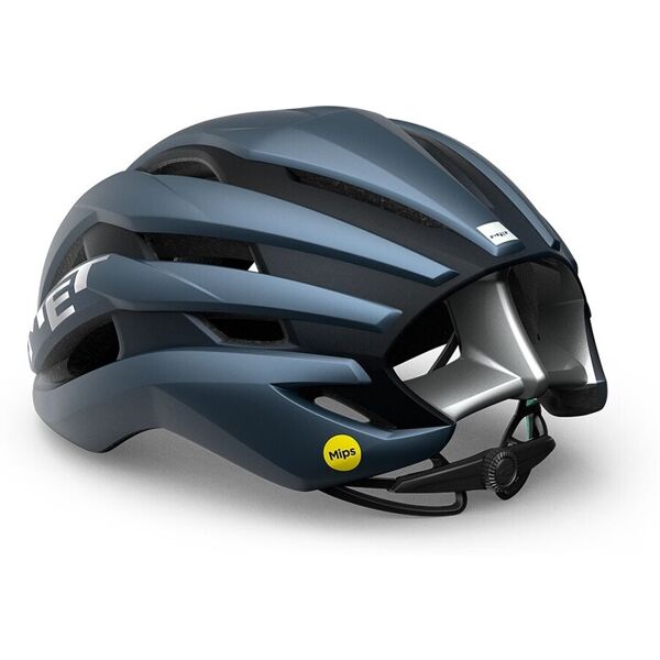 casco met trenta mips navy silver opaco 3hm126 bl2