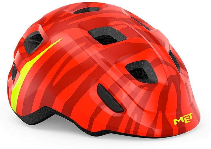 casco met hooray rosso zebra lucido 3hm144 rz1