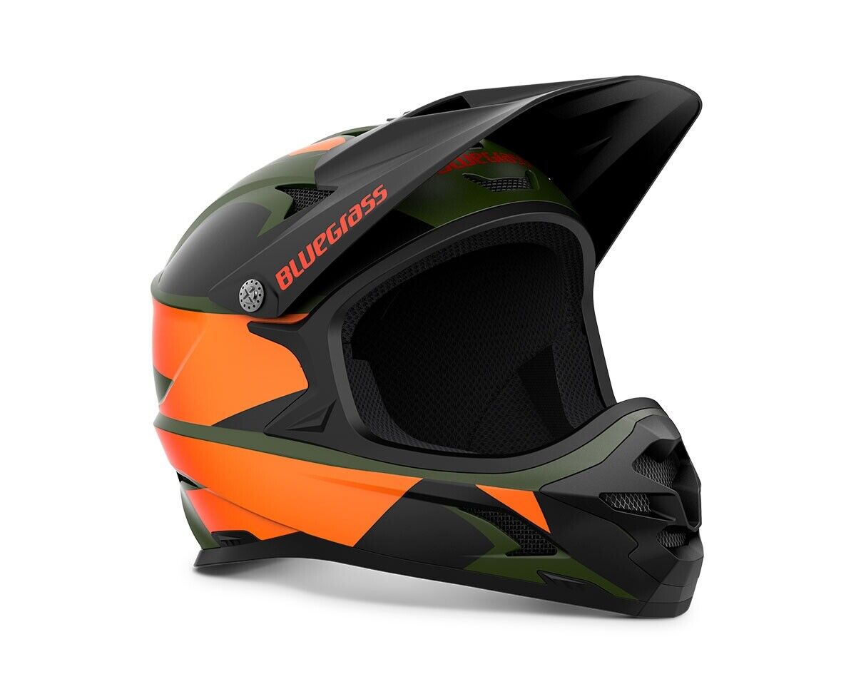 Casco Bluegrass Intox verde arancione opaco 3HG009 VE1