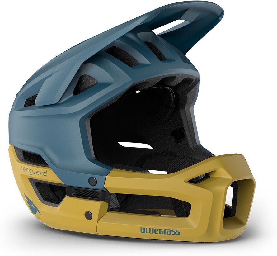 Casco Bluegrass Vanguard blu ocra opaco 3HG015 BL1