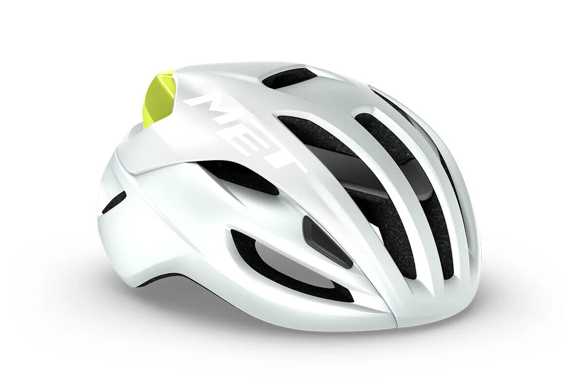 Casco bici MET Rivale mips undyed bianco lime opaco 3HM132 WH1