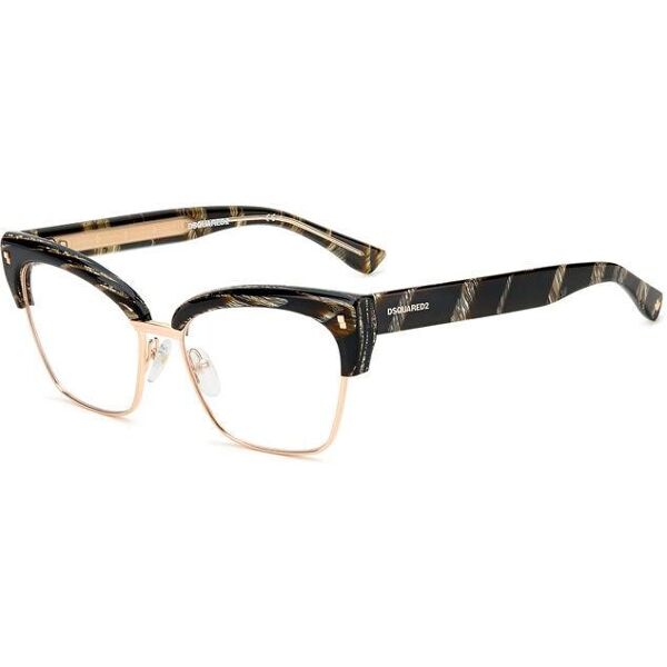 dsquared2 occhiali da vista dsquared d2 0024 105975 (ucn)