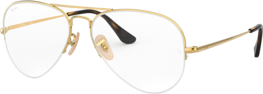 occhiali da vista ray-ban aviator gaze rx 6589 (2500) - rb 6589 2500