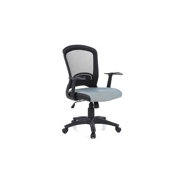hjh sedia per ufficio flier, design esclusivo ad un prezzo conveniente, con schienale in rete e sedile imbottito, in nero/grigio