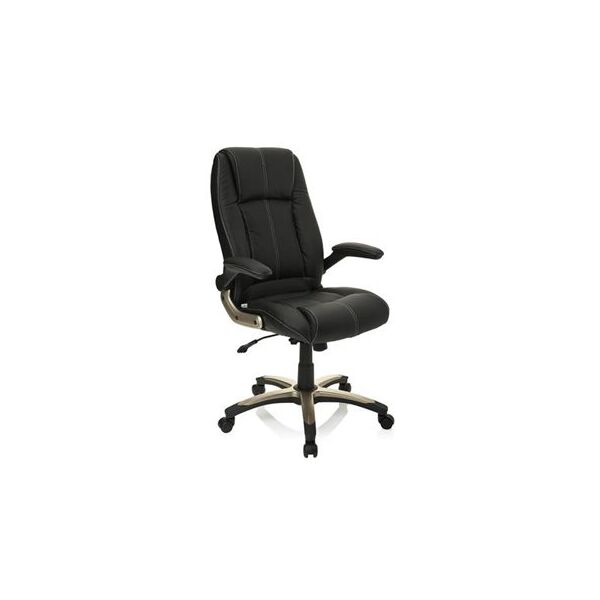 hjh sedia design palatin, massima ergonomia, in nero e oro