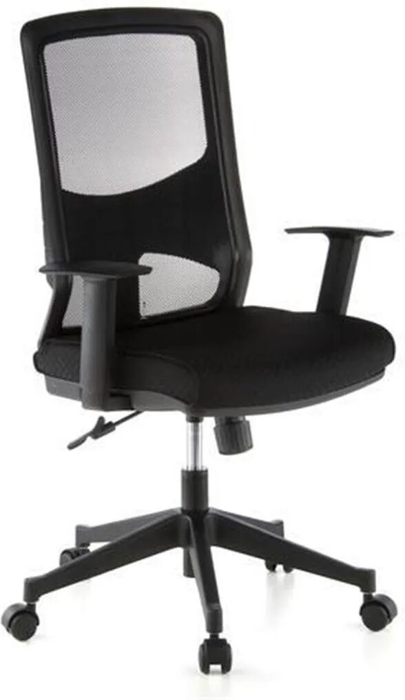 Hjh Sedia ufficio LABITA, omologata 8h, Traspirante, in nero Hjh Sedia ufficio LABITA, omologata 8h, Traspirante, in nero