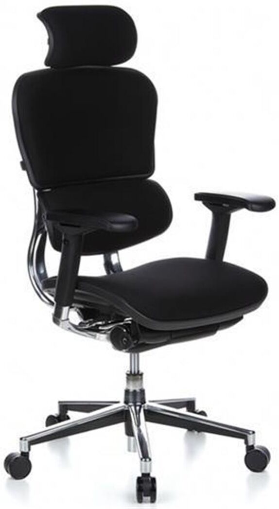 Hjh Sedia ergonomica ERGOPLUS BASE, 100% regolabile e dotata di ogni optional, solida struttura, in colore nero Hjh Sedia ergonomica ERGOPLUS BASE, 100% regolabile e dotata di ogni optional, solida struttura, in colore nero