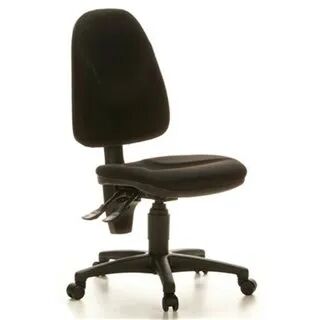 Hjh Sedia ergonomica POINT, omologata per 8h uso, senza braccioli, sedile e schienale ergonomici, in nero