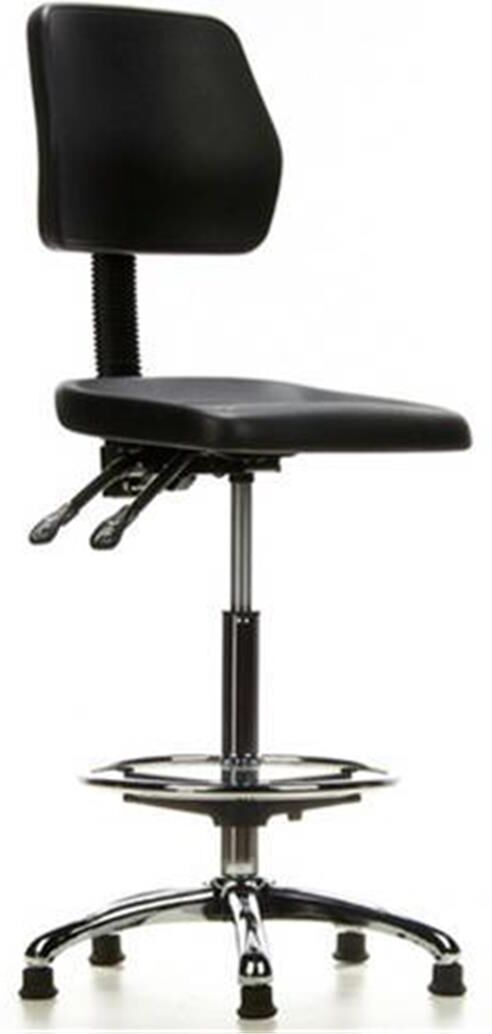 Hjh Sgabello da ufficio WORK 11, con ruote, senza braccioli, schienale regolabile Hjh Sgabello da ufficio WORK 11, con ruote, senza braccioli, schienale regolabile