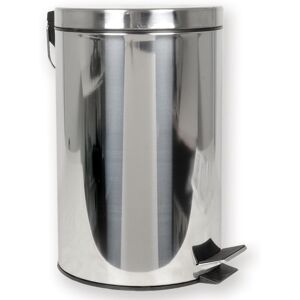 gima contenitore rifiuti - acciaio inox 12 l con pedale