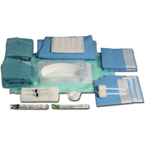 Gima Kit Chirurgia Generale Sterile con Camici e Strumenti Completi