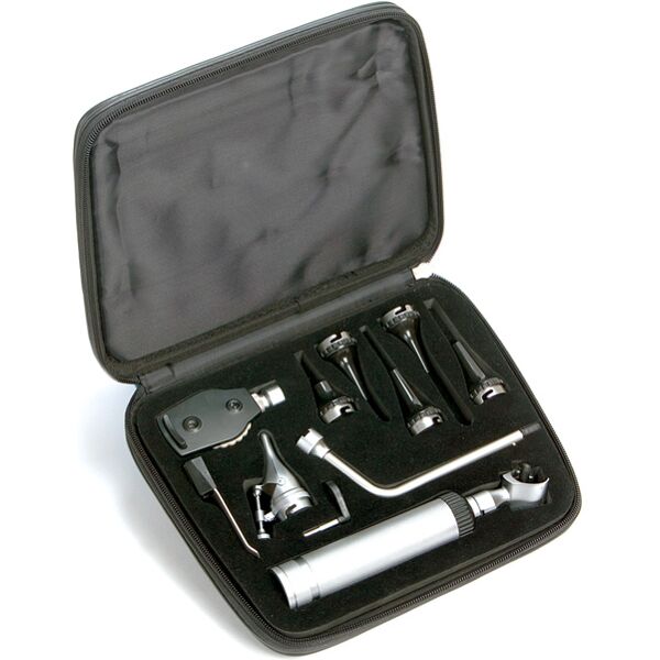 Gima set diagnostico veterinario con otoscopio e oftalmoscopio xenon-alogeno, speculum plastica o metallo