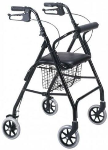 Intermed Deambulatore rollator pieghevole a quattro ruote MONTREAL