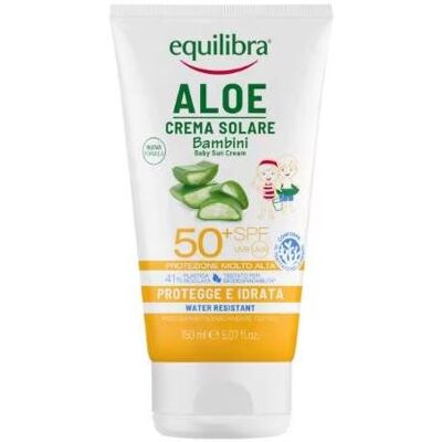 Equilibra Crema Solare Aloe Bambini SPF 50+ - 150ml Equilibra Crema Solare Aloe Bambini SPF 50+ - 150ml