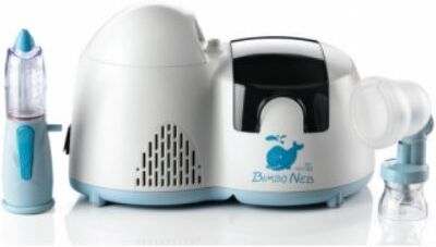 Air Liquide Medical Aerosol a doppia funzione per aerosolterapia e doccia nasale - Bimboneb Air Liquide Medical Aerosol a doppia funzione per aerosolterapia e doccia nasale - Bimboneb