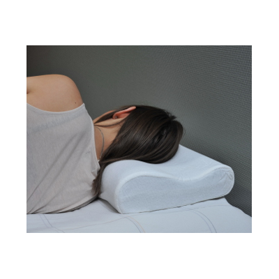 Identites Végélya cuscino ergonomico cervicale in memory foam con carbone attivo 55x37 cm rivestimento velluto Identites Végélya cuscino ergonomico cervicale in memory foam con carbone attivo 55x37 cm rivestimento velluto