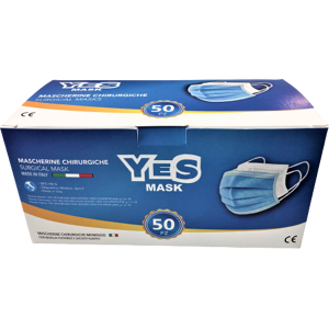 Yes Mask 50 Mascherine Chirurgiche Dispositivo Medico Tipo II Certificate CE