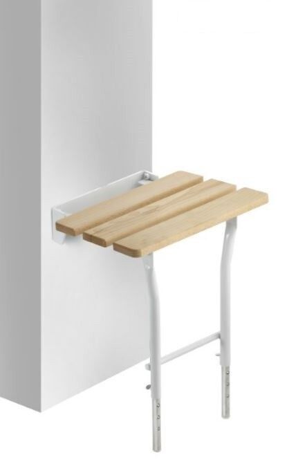 Aris Sedile Ribaltabile per Doccia con Supporti Regolabili in Faggio -  2131/r Aris Sedile Ribaltabile per Doccia con Supporti Regolabili in Faggio -  2131/r