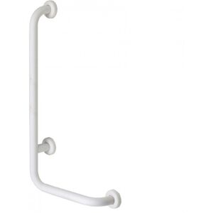 Thermomat Maniglione Soft Angolare con Montante Sinistro - Bianco - cm 35X67