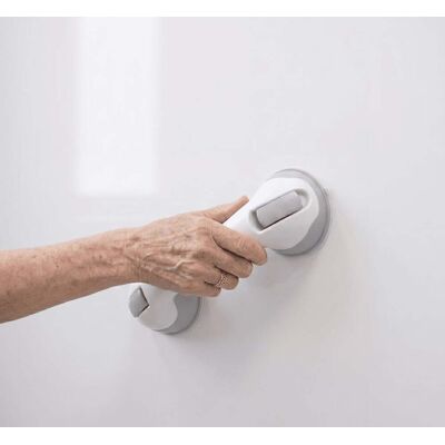 Wellys Maniglione di Sostegno per Doccia e Vasca da 29 cm con Ventose Extra Forti – Maniglia di Sicurezza Universale senza Fori per Bagno e WC – Supporto Antiscivolo Portatile da Viaggio Wellys Maniglione di Sostegno per Doccia e Vasca da 29 cm con Ventose Extra Forti – Maniglia di Sicurezza Universale senza Fori per Bagno e WC – Supporto Antiscivolo Portatile da Viaggio