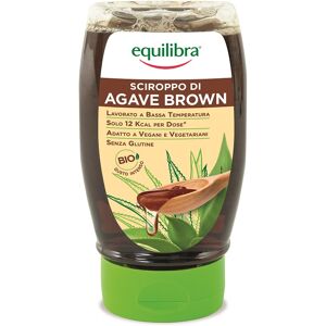 Equilibra ®- 10 flaconi da 350 g Sciroppo di Agave Brown Biologico