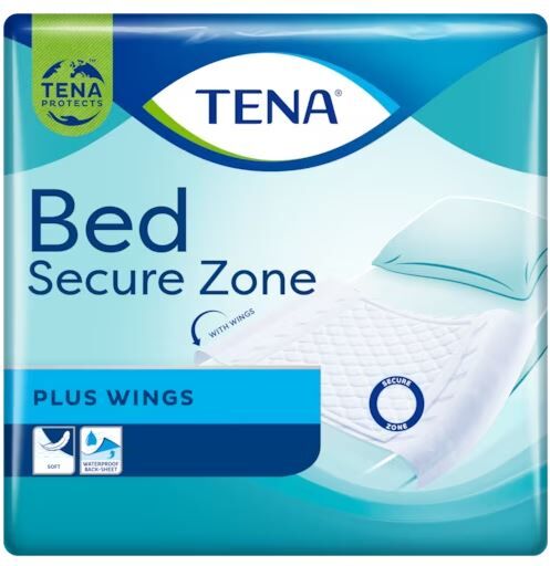 Tena Traversa letto con materassino assorbente e rivestimento impermeabile  Bed Secure Zone