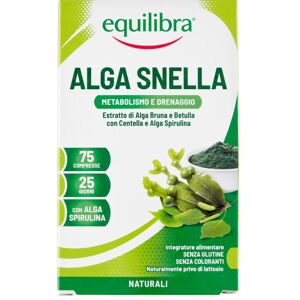 Equilibra ®- 9 confezioni da 75 compresse Integratore Alga Snella