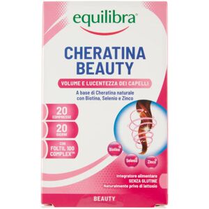 Equilibra ®- 6 confezioni da 20 compresse Cheratina Beauty