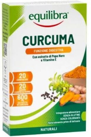 Equilibra ®- 9 confezioni da 20 compresse Curcuma