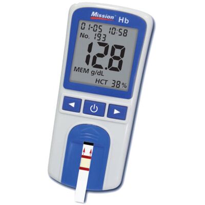 Gima Mission - Hb Hct - Misuratore Emoglobina Portatile con Strisce Test Gima Mission - Hb Hct - Misuratore Emoglobina Portatile con Strisce Test