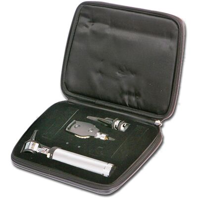 Gima set diagnostico con manico a baionetta, otoscopio e oftalmoscopio alogeni, valigetta semirigida Gima set diagnostico con manico a baionetta, otoscopio e oftalmoscopio alogeni, valigetta semirigida