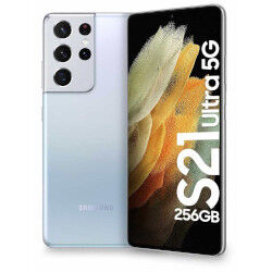Samsung Smartphone Galaxy S21 Ultra 5G Phantom Silver 256 GB Dual Sim Fotocamera 108 MP