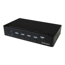 Startech Switch kvm .com switch commutatore kvm a 4 porte displayport con hub per periferic