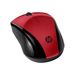HP Mouse 220 - mouse - 2.4 ghz - rosso tramonto 7kx10aa#abb