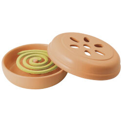 PENGO Portaspirale HO-Me Twist contenitore in terracotta naturale con 10 spirali