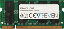 V7 Memoria RAM Ddr2 - modulo - 2 gb - so dimm 200-pin - 800 mhz / pc2-6400 64002gbs