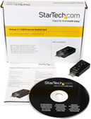 Startech Scheda audio .com scheda audio esterna adattatore audio usb stereo virtual 7.1 icusb